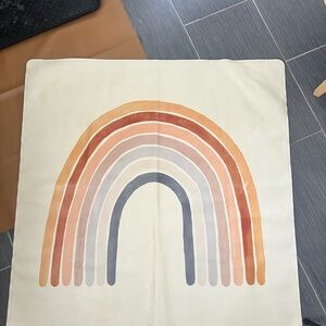 Rainbow Patterned Gathre Mat